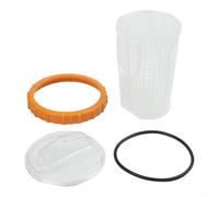 Kit completo de bomba de filtro de arena para modelos 58486 58497 58499 con junta de cesta de tapa de tuerca naranja para restaurar el rendimiento de filtración en piscinas sobre el suelo