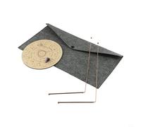 Kit completo de caña de radiestesia de cobre al 99,9% con varillas telescópicas, paño de adivinación de péndulo hexagonal y bolsa de almacenamiento para fuente de agua, caza, detección de minerales y