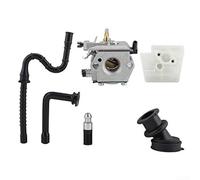 Kit completo de carburador compatible con motosierras 024 026 para Ms240 para motosierras Ms260, incluyendo filtro de aire y tubo de combustible para un sistema de suministro de combustible fiable