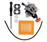 Kit completo de carburador para recortadoras de cuerdas Fs131, Fs131r, Fs311, Km131, Ht131, Ht132, Ht133, Ht134, Bt131, sustituye al OEM 4180, 120, 0619, 4180, 120, 0617 Cuenta con cuerpo de acero y