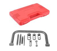 Kit Completo de compresor de Resorte de válvula de 10 Piezas - Terreno de instalación de extracción Conjunto de Herramientas para Motocicletas de Furgoneta de automóviles - Equipo