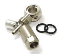 Kit completo de conectores de banjo de freno de disco hidráulico para bicicletas de montaña con piezas esenciales de instalación (Banjo)