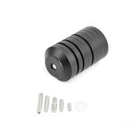 Kit completo de contrapesos estabilizadores de arco de acero inoxidable de 280 g con pesos, tornillos y espaciadores para reducir la vibración (negro)