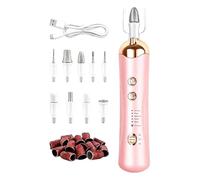Kit Completo De Fresadora Eléctrica Para Uñas | Eléctrica Inalámbrica Portátil Y Fácil - Kit De Máquina De Uñas Recargable - Manicura do Perfilado Pulido Abrillantado Mujeres Hogar Viaje