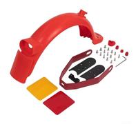 Kit completo de guardabarros trasero para Xiaomi para M365 Pro Pro2 con componentes esenciales (rojo)