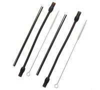 Kit completo de manguera de leche para Siemens para máquinas de café EQ6, incluye tubo de acero inoxidable y cepillo de limpieza (2 juegos)