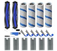 Kit completo de mantenimiento para Ecovacs para Deebot X11 para Omni para Cyclone y X11 Pro con cepillos lavables, almohadillas de fregona, filtros HEPA e instrumentos de limpieza