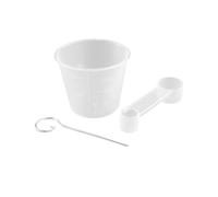 Kit completo de medición de horneado, apto para lavavajillas, cuchara medidora con gancho de masa para panificadoras de cocina