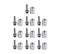 Kit completo de montaje de manguera de freno hidráulico 10 oliva, 10 insertos y llave para todos los modelos compatibles con SRAM (plata)