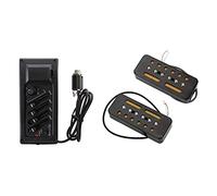 Kit completo de pastillas EQ Pre-Amp Plus para guitarra acústica con 1 par de pastillas de jabón de bobina única para guitarra eléctrica