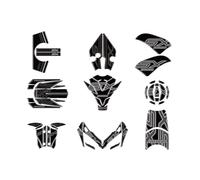 Kit Completo De Pegatinas Carenado para Motocicleta para Kawasaki para Ninja 1000SX 2020, 2021, 2022, 2023, 2024 Y 2025