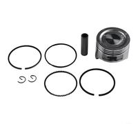 Kit completo de pistón y anillos estándar para motor GX120 de 60 mm, OEM 13101 ZH7 010, incluye pasador de guión y clips para mantenimiento del motor