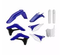 Kit Completo de Plástico Careno Blanco Negro Azul Polisport Sherco Sc 125-250...