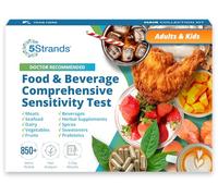 Kit completo de prueba de sensibilidad a alimentos y bebidas para adultos y niños, 857 artículos probados, pruebas de intolerancia en casa, análisis del cabello, resultados en 5 días