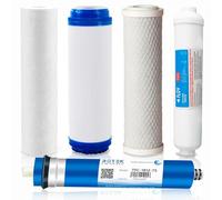 Kit completo de recambios para ósmosis inversa doméstica - Filtros y membrana 75 GPD