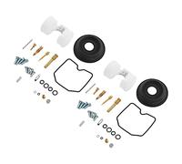 Kit Completo de Reparación de Carburador, Estable y Metal de Goma de Caucho ABS Reconstruido para ER500 ER-5 1998-2005, Reemplazo Directo, Conveniente para Usar