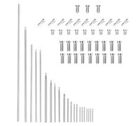 Kit completo de reparación de oboe instrumento para oboe, para reparación de oboe, estructura de acero para restauración parcial y componentes actualizaciones de reparación con herramienta de acero