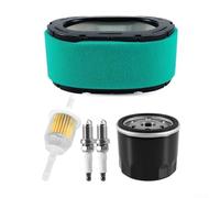 Kit completo de servicio del motor que incluye filtros de aire y combustible y aceite, además de bujías compatibles con Bad Boy para cortacésped de giro cero, modelos 063-5004-00, construcción de