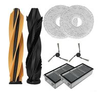 Kit completo de servicio para robot aspirador Mova Mobius 60 que contiene cepillo principal, cepillos laterales, almohadillas suaves y filtros de polvo de alta capacidad