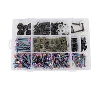 Kit Completo De Tornillos Carenado para Motocicleta 195 Piezas para Yamaha para Tracer 9gt YZF R1 R3 R6 FZ1 FZ6 FZ6N(Titanium)