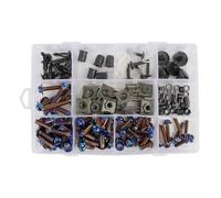 Kit Completo De Tornillos Carenado para Motocicleta 195 Piezas para Yamaha para Tracer 9gt YZF R1 R3 R6 FZ1 FZ6 FZ6N(BLU)