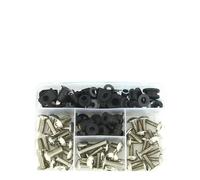 Kit Completo De Tornillos Carenado Para Motocicleta Para Suzuki RGV 250 VJ22 1991, 1992 Y 1998. Incluye Clips Tuercas Velocidad bicicleta calle(Plata)