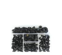 Kit Completo De Tornillos Carenado Para Motocicleta Para Suzuki RGV 250 VJ22 1991, 1992 Y 1998. Incluye Clips Tuercas Velocidad bicicleta calle(Negro)