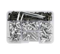 Kit Completo De Tornillos Carenado Para Motocicleta, Tuerca Para VERSYS 650, Para NINJA 300, 400, ZX6R, Para VULCAN S, ZX10R, KLX250 Aleación CNC(Plata)