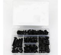 Kit Completo De Tornillos Carenado Tuercas Y Acero para La Cubierta Motocicleta para NC700X NC 700X NC700 X 2012-2013(Negro)