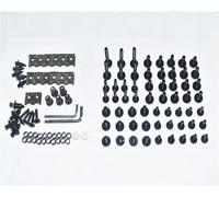 Kit Completo De Tornillos De Carenado CNC Para Motocicleta, Tornillos Para Carrocería, Tuercas Para Suzuki GSXR 600 GSXR 750 2008 2009 Kit de tornillos(Negro)