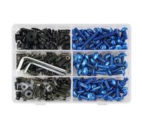 Kit Completo De Tornillos De Carenado Para Motocicleta, Tuerca De Tornillos Para YZF R1 R3 R6 R6S R25 FZ1 FZ6 FZ8 MT07 MT09 FZ07 FZ09 Para Tracer FZR 600 750R Clip montaje(Blu)