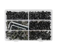 Kit Completo De Tornillos De Carenado Para Motocicleta, Tuerca De Tornillos Para YZF R1 R3 R6 R6S R25 FZ1 FZ6 FZ8 MT07 MT09 FZ07 FZ09 Para Tracer FZR 600 750R Clip montaje(Negro)