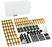 Kit Completo de Tornillos para carenado de Motocicleta Arandelas Clips de sujeción Tuercas de Acero para Kawasaki KLR250 KLR650 ABS KLR 250 650 KLX300R KLX400R KLX450R KX250X 177 Piezas