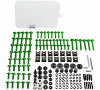 Kit Completo de Tornillos para carenado de Motocicleta Tornillos Arandelas Clips de sujeción Tuercas de Acero 177 Piezas para Kawasaki Ninja ZX-6R 636 2005-2006