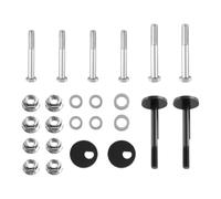 Kit completo de tornillos y herrajes para brazos de control delanteros, 4 unidades, compatible con piezas de motocicletas automotrices Ram 4x4 1994 1995 1996 1997 1998 1999