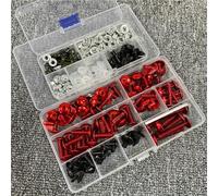 Kit Completo De Tornillos Y Tuercas para Carenado Motocicletas para Yamaha FZ1 R3 R6 para Tracer 900 700 TDM YZF R125 XSR700(Rojo)