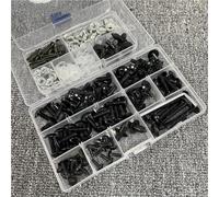 Kit Completo De Tornillos Y Tuercas para Carenado Motocicletas para Yamaha FZ1 R3 R6 para Tracer 900 700 TDM YZF R125 XSR700(Negro)