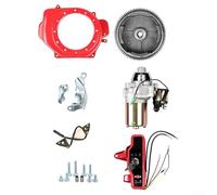 Kit completo de volante de arranque eléctrico para Honda GX160 para GX200 168F 170F 7,5 CV motores con cubierta de ventilador bobina de encendido de arranque