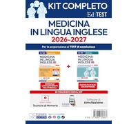 Kit completo EdiTEST Medicina in lingua inglese (EdiTest Ammissioni universitarie)