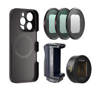 FREEWELL Funda Profesional para Cineastas para Phone 17 Pro MAX - Filtro Magnético y Montura de Lentes 17mm, Negro