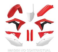Envío gratis kit completo plasticos polisport honda crf 250 f para moto