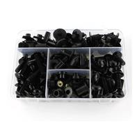 Kit Completo Tornillos Carenado, Clips Tornillos Parabrisas Para Y&amaha Para FZ1 FZS1000 FZ6R FZ6 FZ8-N S FZ16 R1 R15 R3 R25(Negro)