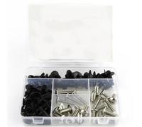 Kit Completo Tornillos Carenado Motocicleta, Tornillos Clips Para Y&amaha Para Tracer900 FJ-09 2014-2021(Plata)