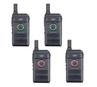 Kit con 4 transmisores de Radio portátiles de, PMR R10 Pro, 446 MHz, 0,5 W, 16 Canales programables, 16 PMR y 50 Tonos CTCSS y 104 DCS, Monitor, escaneo