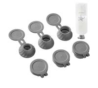 Kit con tapas de leyenda: conjunto con cierres de botellas al revés, leyenda | Conexiones de transmisión de adaptador de 3 piezas de 6 piezas con todas las droplotions, champús y especias de cocina