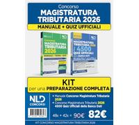 Kit concorso Magistratura Tributaria 2026. Manuale di teoria + 4500 quiz ufficiali della banca dati per la prova preselettiva con tecniche di memorizzazione. Con simulatore online