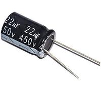 Kit condensador de 50 unidades 450 V 22UF condensador electrolítico 22UF 450 V 13 x 20 mm 13 mm x 20 mm condensadores suministros de bricolaje