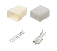 Kit conector Series 250 Faston 6,3 macho hembra 4 vías