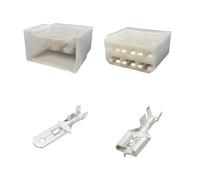 Kit conector Series 250 Faston 6,3 macho hembra 6 vías