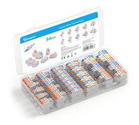 Kit conectores rápidos SONOFF D1-2 54 uds | Splitter empalme cables 32A 10 tipos